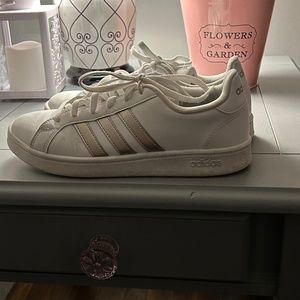 Leather Adidas, athletic shoes